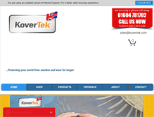 Tablet Screenshot of kovertek.com